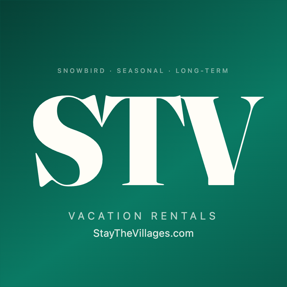 Stay The Villages logo — Reverse gradient